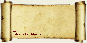 Mina Belobrković vizit kartica